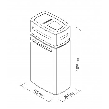 Anthracite Gold 370 atdzelžošanas un mīkstināšanas filtrs