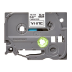 Brother | TZ-231 Laminated Tape | Black on White | TZe | 8 m | 1.2 cm