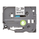 Brother | TZ-231 Laminated Tape | Black on White | TZe | 8 m | 1.2 cm