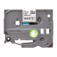 Brother | TZ-231 Laminated Tape | Black on White | TZe | 8 m | 1.2 cm