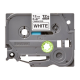 Brother | TZ-231 Laminated Tape | Black on White | TZe | 8 m | 1.2 cm