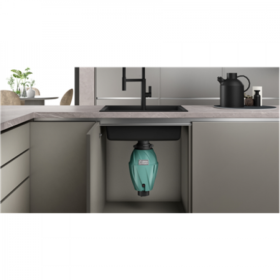 Elleci | Food waste disposers | TDH00500 | 375 W | 1070 ml | 2800 RPM | Green