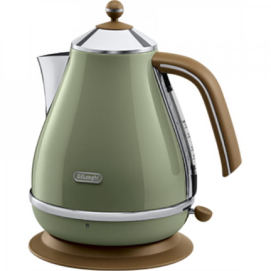 Delonghi | Kettle | KBOV 2001.GR | Electric | 2000 W | 1.7 L | 360° rotational base | Green