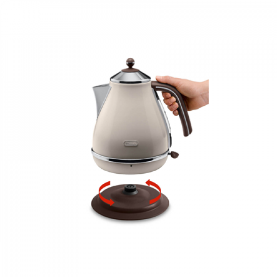 Delonghi | KBOV 2001.BG | Standard kettle | 2000 W | 1.7 L | Stainless steel | 360° rotational base | Beige