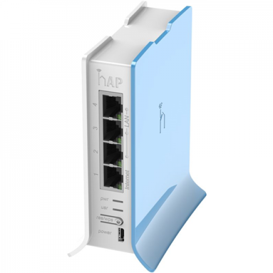 Access Point | RB941-2nD-TC hAP Lite | 802.11n | 10/100 Mbit/s | Ethernet LAN (RJ-45) ports 4 | MU-MiMO Yes | 12 month(s)