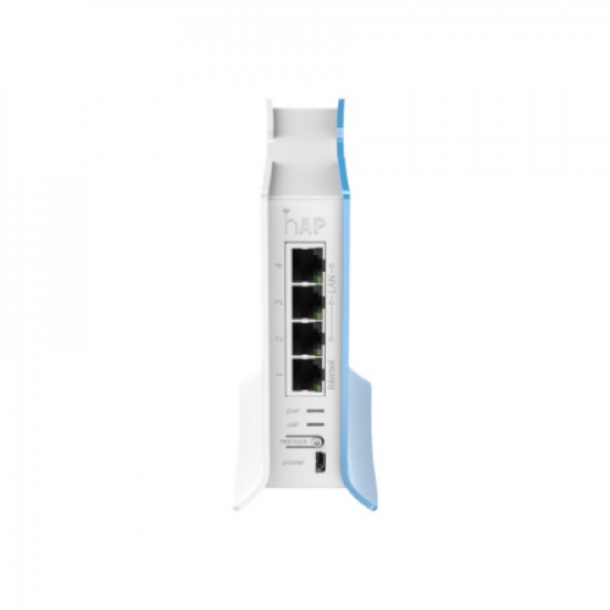 Access Point | RB941-2nD-TC hAP Lite | 802.11n | 10/100 Mbit/s | Ethernet LAN (RJ-45) ports 4 | MU-MiMO Yes | 12 month(s)