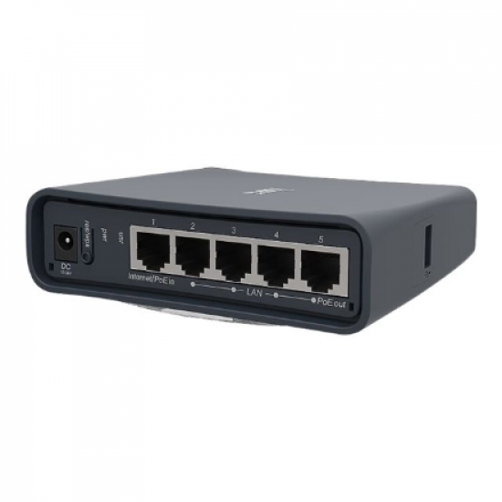 Access Point | RB952Ui-5ac2nD-TC | 802.11ac | 867 Mbit/s | 10/100 Mbit/s | Ethernet LAN (RJ-45) ports 5 | Mesh Support No | MU-MiMO Yes | No mobile broadband | Antenna type Internal | 12 month(s)
