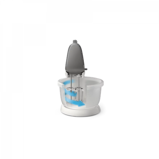 Philips | Mixer | HR3745/00 Series 5000 | Hand Mixer | 450 W | Number of speeds 5 | Turbo mode | White