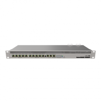 Wired Ethernet Router | RB1100AHx4 | No Wi-Fi | 10/100/1000 Mbit/s | Ethernet LAN (RJ-45) ports 13 | Mesh Support No | MU-MiMO No | No mobile broadband | 12 month(s)