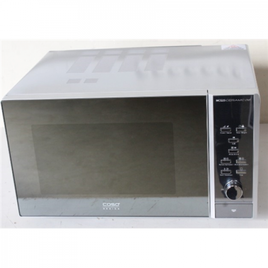 SALE OUT. Caso | Microwave oven | MCG 25 | Free standing | 25 L | 900 W | Convection | Grill | Black, Stainless steel | DAMAGED PACKAGING, SCRATCHED ON FRONT