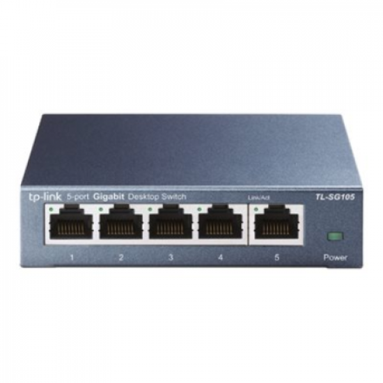 TP-LINK | Switch | TL-SG105 | Unmanaged | Desktop | Gigabit Ethernet (copper) ports quantity 5 | Power supply type External | 24 month(s)