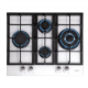 CATA hob  LCI 6031 WH  Gas on glass Number of burners/cooking zones 4 Rotary knobs White
