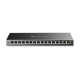 TP-LINK | Switch | TL-SG116E | Web managed | Wall mountable | Gigabit Ethernet (copper) ports quantity 16 | Power supply type External | 36 month(s)
