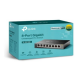 TP-LINK | Switch | TL-SG108E | Web managed | Wall mountable | Gigabit Ethernet (copper) ports quantity 8 | Power supply type External | 36 month(s)