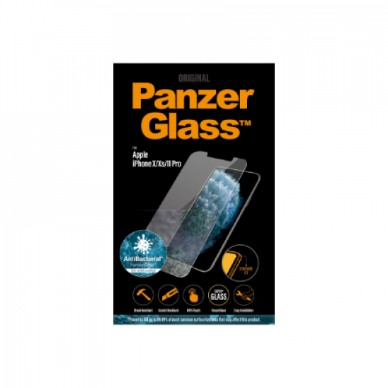 PanzerGlass | 2661 | Screen Protector | iPhone | X/XS | Tempered glass | Transparent