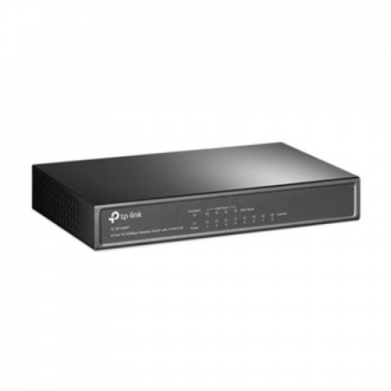 TP-LINK | Switch | TL-SF1008P | Unmanaged | Desktop | 10/100 Mbps (RJ-45) ports quantity 8 | Power over Ethernet (PoE) ports quantity 4 | Power supply type External | 36 month(s)