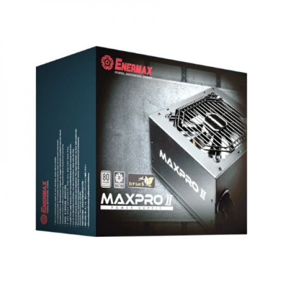Enermax | EMP600AGT-C MAXPRO II power supply unit 600 W ATX Black, PC PSU | 552 W | 600 W
