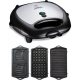 TEFAL | Sandwitch Maker | SW614831 | 700 W | Number of plates 3 | Black/Stainless Steel