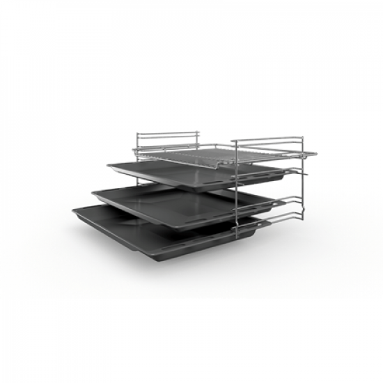 Bosch | Cooker | HKR39A250U | Hob type Vitroceramic | Oven type Electric | Stainless steel | Width 60 cm | Electronic ignition | Grilling | LED | Depth 60 cm | 66 L