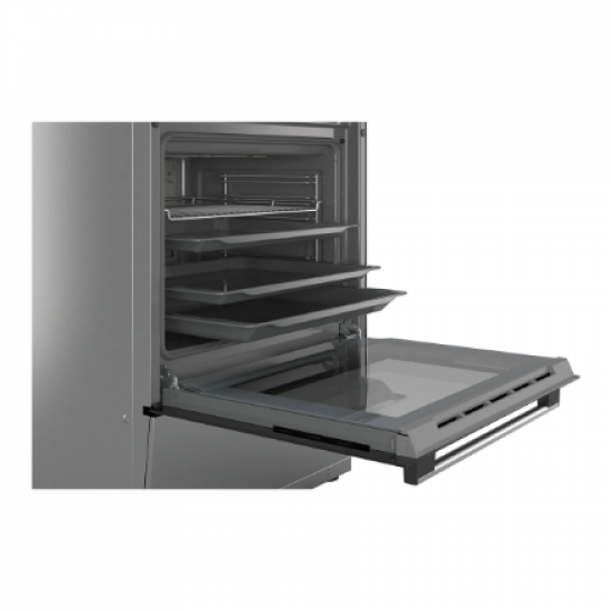 Bosch | Cooker | HKR39A250U | Hob type Vitroceramic | Oven type Electric | Stainless steel | Width 60 cm | Electronic ignition | Grilling | LED | Depth 60 cm | 66 L