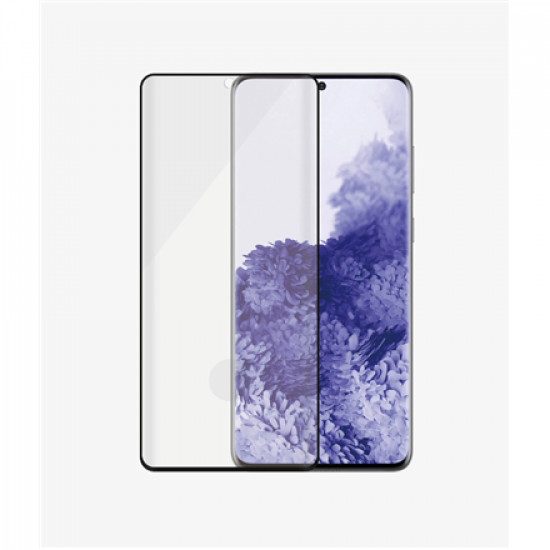 PanzerGlass | Samsung | Galaxy S21 Ultra Series | Antibacterial glass | Black | Case Friendly, Compatible with the in-screen fingerprint reader | Antifingerprint screen protector