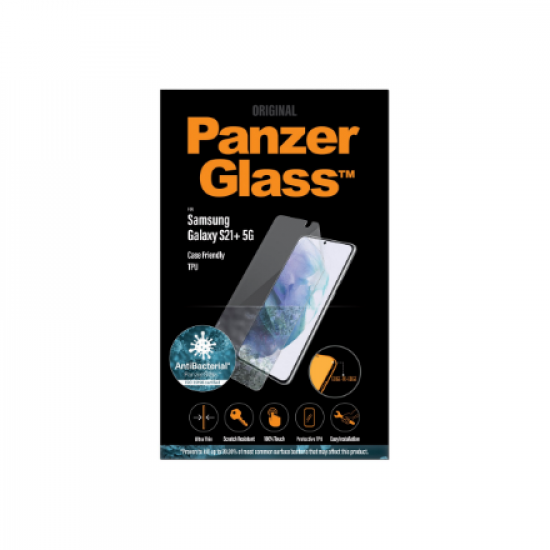 PanzerGlass | Samsung | Galaxy S21+ | Self-healing TPU | Transparent | Case Friendly