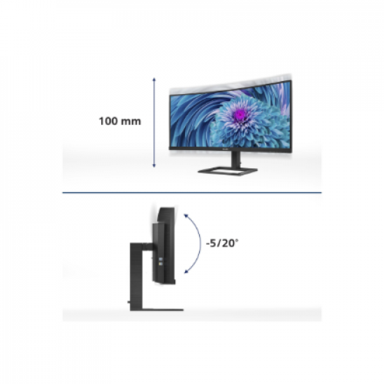 Philips | UltraWide LCD Monitor | 346E2CUAE | 34  