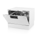 Dishwasher | ETA138490000F | Table | Width 55 cm | Number of place settings 6 | Number of programs 8 | Energy efficiency class F | Display | White