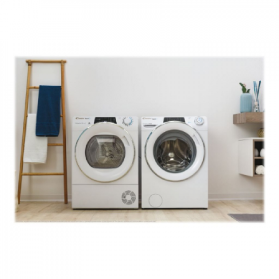 Candy | Dryer Machine | ROE H9A2TCEX-S | Energy efficiency class A++ | Front loading | 9 kg | Heat pump | Big Digit | Depth 58.5 cm | Wi-Fi | White