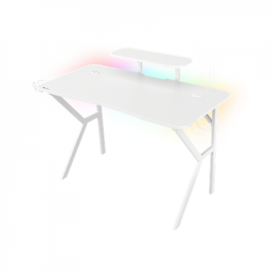 Genesis | Gaming Desk | Holm 320 RGB | White