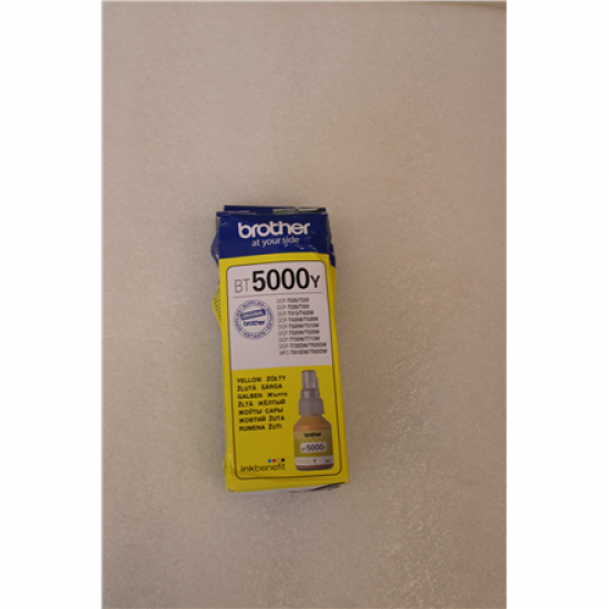 SALE OUT. Brother BT-5000Y Yellow ink bottle | SALE OUT. Brother BT5000Y | Ink Cartridge | Yellow | DAMAGED PACKAGING