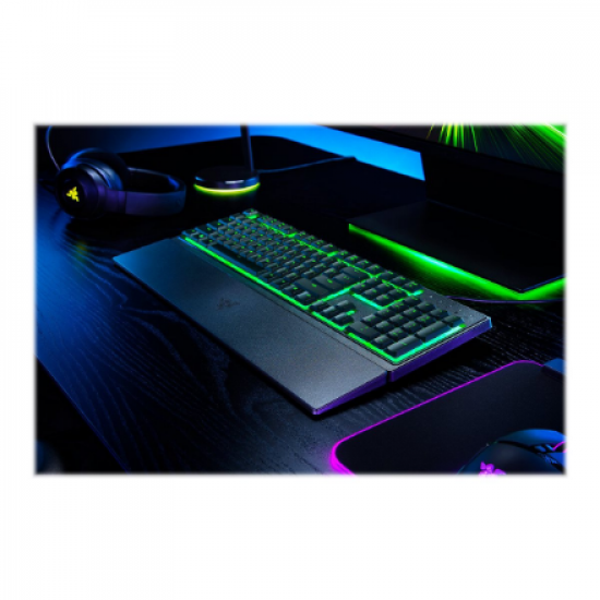 Razer | Gaming Keyboard | Ornata V3 X | Gaming keyboard | Wired | RGB LED light | NORD | Black | Numeric keypad | Silent Membrane