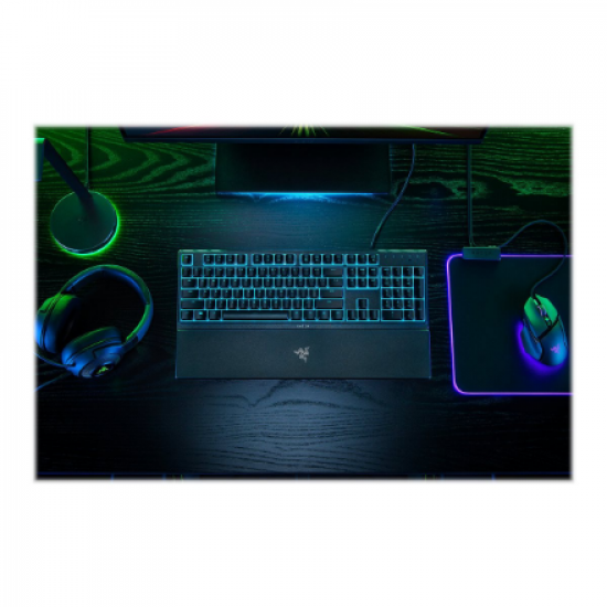 Razer | Gaming Keyboard | Ornata V3 X | Gaming keyboard | Wired | RGB LED light | NORD | Black | Numeric keypad | Silent Membrane