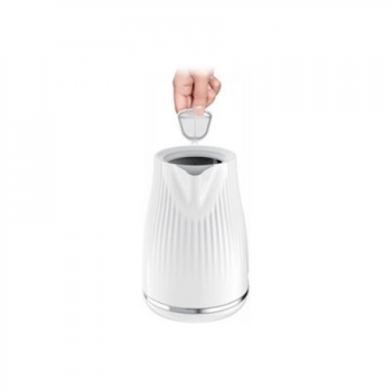 TEFAL | Electric Kettle | KO250130 | Electric | 2400 W | 1.7 L | Plastic | 360° rotational base | White