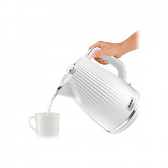 TEFAL | Electric Kettle | KO250130 | Electric | 2400 W | 1.7 L | Plastic | 360° rotational base | White