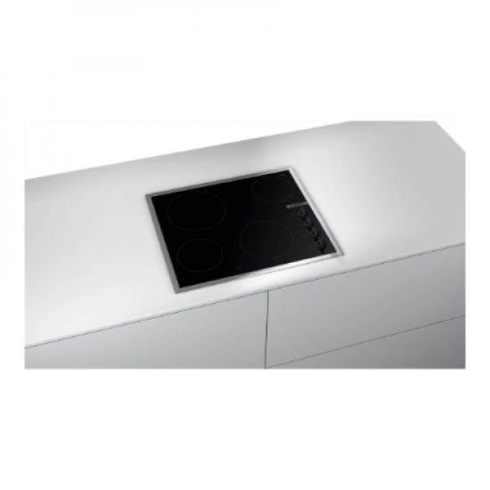 Bosch | Hob | PKE645CA2E | Vitroceramic | Number of burners/cooking zones 4 | Rotary knobs | Black