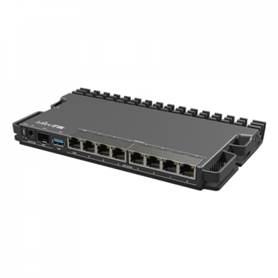 RouterBOARD | RB5009UPr+S+IN | No Wi-Fi | 10/100/1000 Mbit/s | Ethernet LAN (RJ-45) ports 7 | Mesh Support No | MU-MiMO No | No mobile broadband