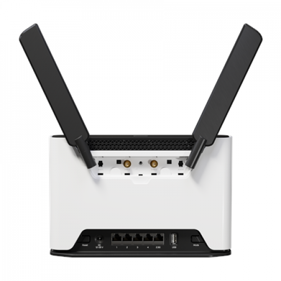 Chateau LTE18 ax | S53UG+5HaxD2HaxD-TC&EG18-EA | 802.11ax | 574 Mbit/s (2.4 GHz) / 1200 Mbit/s (5 GHz) Mbit/s | Ethernet LAN (RJ-45) ports 4 | 4G | 1