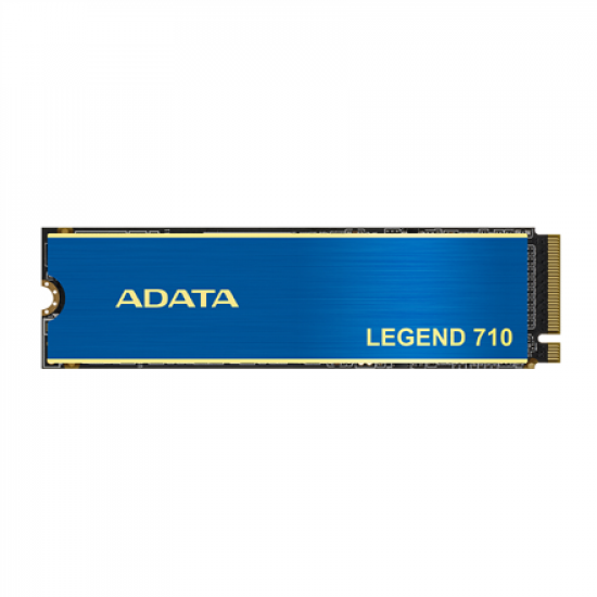 ADATA LEGEND 710 256 GB SSD form factor M.2 2280 SSD interface PCIe Gen3x4 Write speed 1800 MB/s Read speed 2400 MB/s