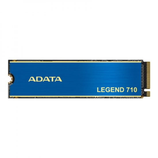 ADATA LEGEND 710 256 GB SSD form factor M.2 2280 SSD interface PCIe Gen3x4 Write speed 1800 MB/s Read speed 2400 MB/s