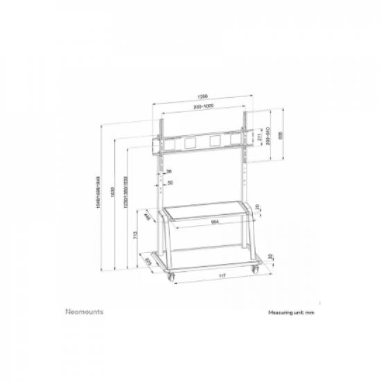 Neomounts By Newstar TV SET ACC FLOOR STAND 60-105