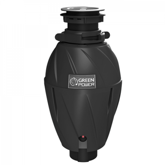 Elleci | Kitchen Waste Grinder | TDH01000BK Green Power 1 HP DeLuxe | 750 W | 1070 ml | 2800 RPM | Black