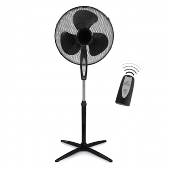 Tristar | Fan | VE-5899 | Stand Fan | Black | Diameter 40 cm | Number of speeds 3 | Oscillation | 45 W | Remote control