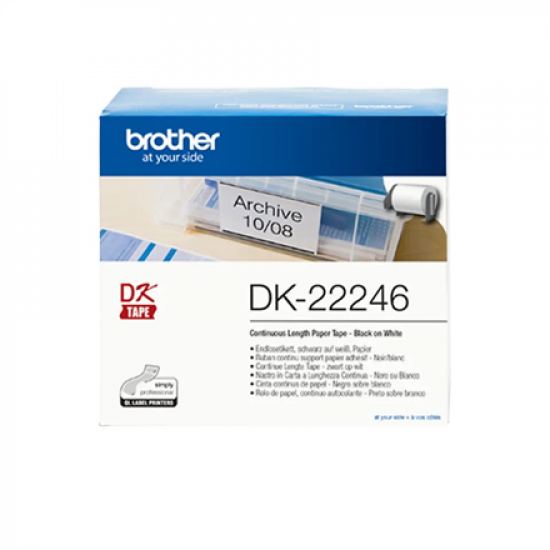 Brother DK 22246 White High quality 30.48 m