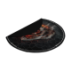 Genesis Tellur 400 Round Lava Floor Mat | Black