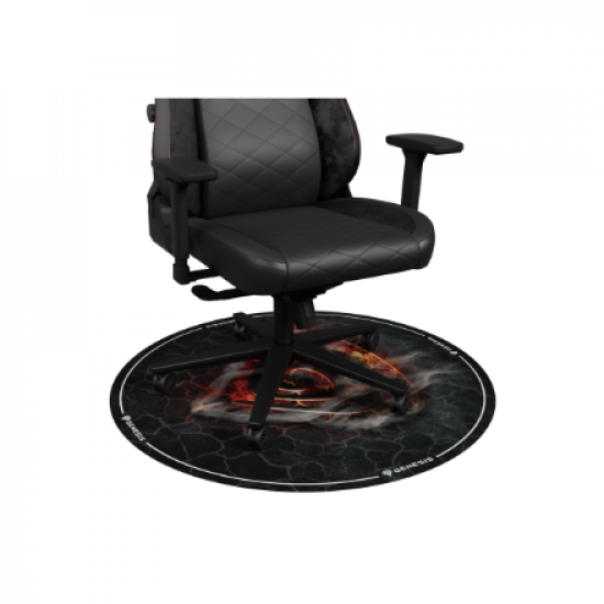 Genesis Tellur 400 Round Lava Floor Mat | Black