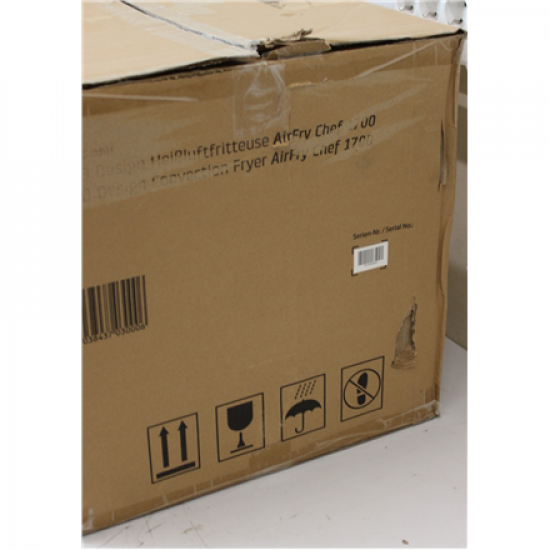 SALE OUT. | Caso | Air Fryer | 03000 AirFry Chef 1700 | Power 1700 W | Capacity 22 L | Black | DAMAGED PACKAGING | 24 month(s)