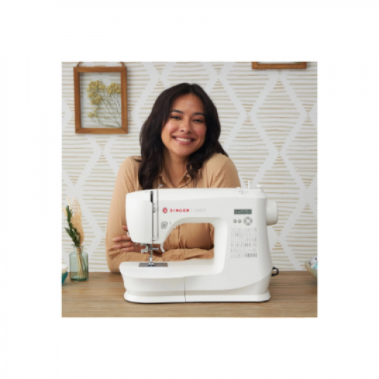 Singer C5655 Sewing Machine, White Singer