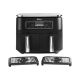 NINJA | Air Fryer | AF300 | Power 1 frying compartment: 1200 W; 2 frying compartments: 2400 W W | Capacity 7.6 L | Black