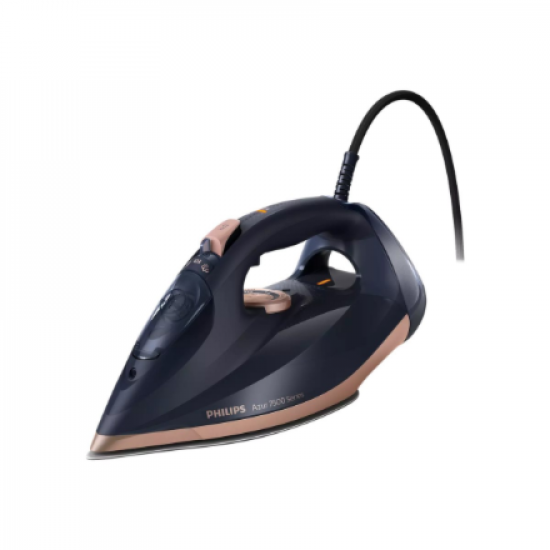 Philips | DST7510/80 | Steam Iron | 3200 W | Water tank capacity 300 ml | Continuous steam 55 g/min | Steam boost performance 260 g/min | Blue/Gold